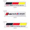1P hot A3 A4 B8 8P 8V A6 C7 A5 Q5 B7 B6 B9 SLINE Q2 Q7 Retrofitting Sline Car Logo RS Metal Car Sticker Tail Logo Side Logo