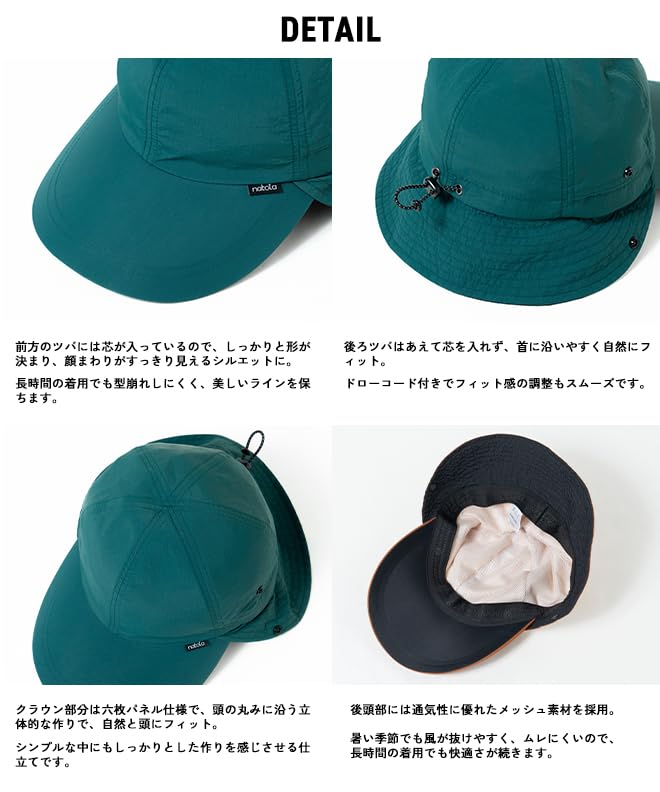 Nakota Double Visor Cap with Double Visor Baseball Cap for Men and Summer UV Heatstroke Stylish Outdoor Cap for Camping and Popular Size Natural X