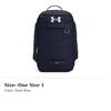 Under Armour Under Armour Polyester Backpack Regular Unisex Dark Blue 1378413-410