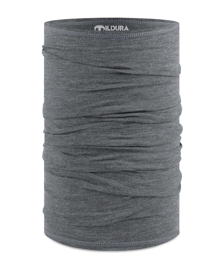 Adult 100% Merino Wool Neck Gaiter Light Quick Dry Breathable Face Mask for Ski Hiking Neck Tube Scarf Multifunctional Headwear