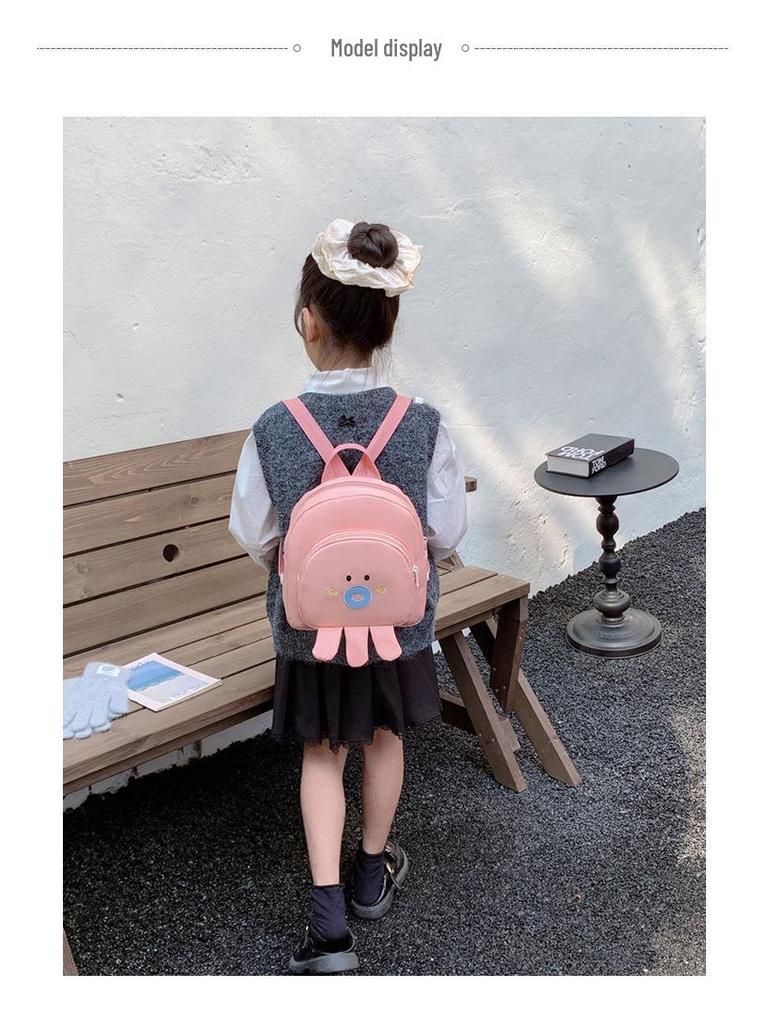 Cartoon Kinder Leichter Mini Rucksack - Niedliches Puppen Design für Jungen & Mädchen