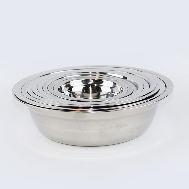 Ruhan 30cm Thickened Stainless Steel Mixing & Soup Bowl Set