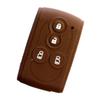 AWESOME Silicone Smart Key Case Daihatsu B Type Brown ASLK-DB002
