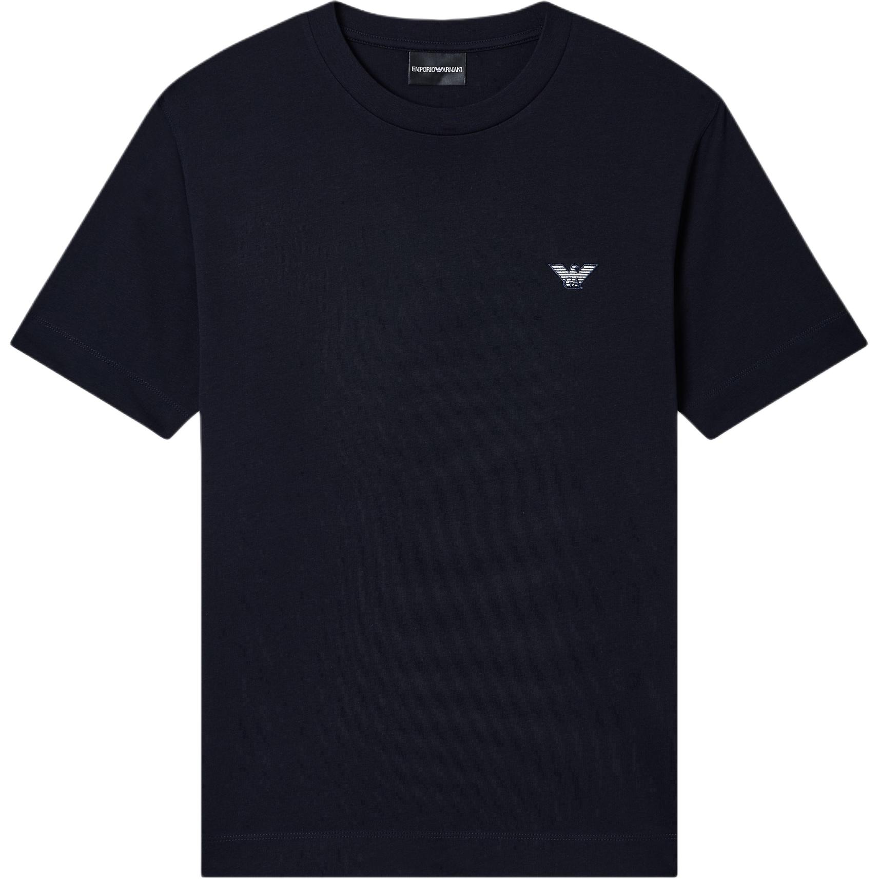 

Emporio Armani Чоловіча футболка з коротким рукавом Slim Fit, бавовняна, з вишивкою орла T-Shirts EM005396-AF13715-UB118 XXL