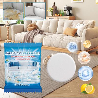 1pcs Fabric Sofa Cleaning Tablets Carpet Mattress Upholstery Cleaning Stain Removal Fabric Fresh Light Scent