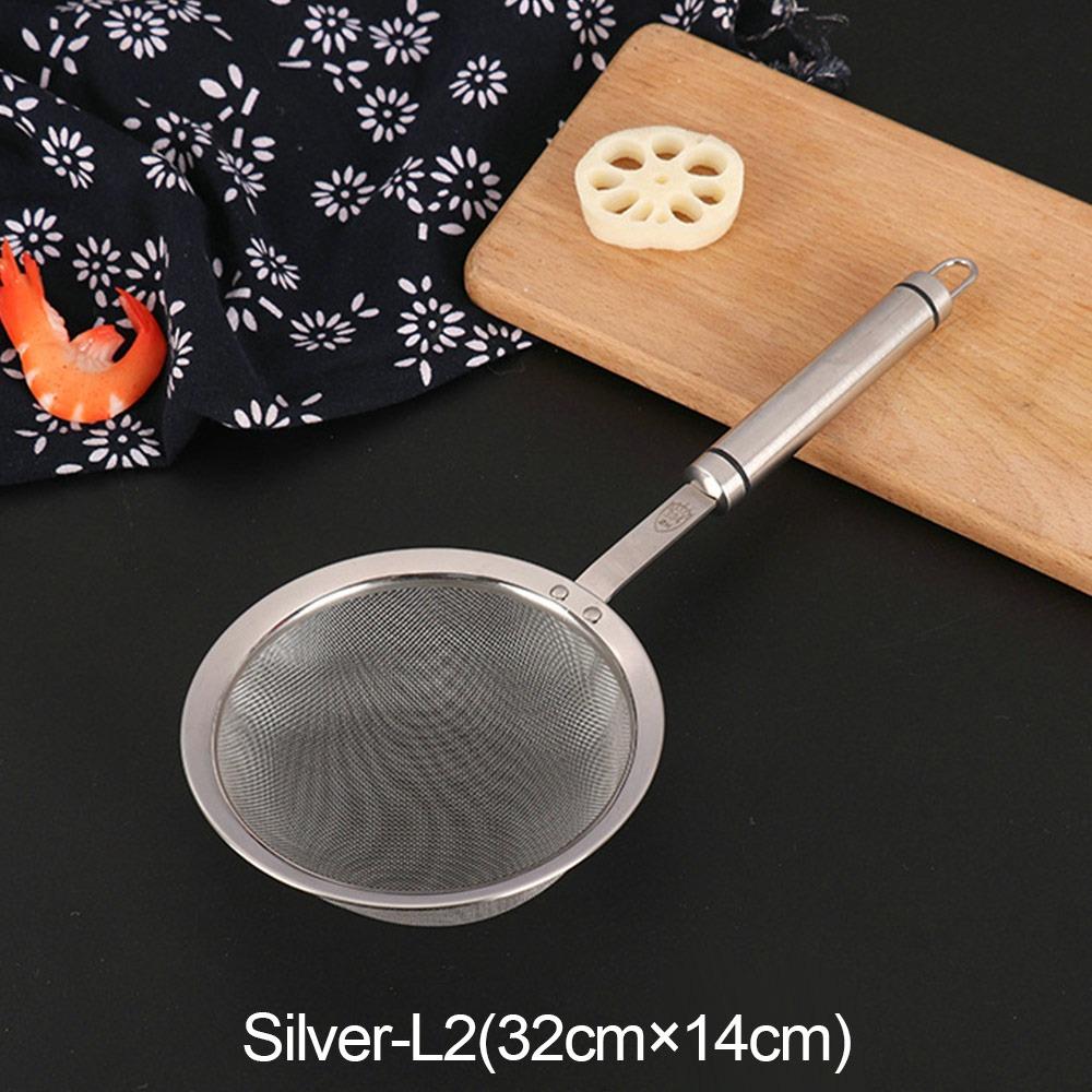 Fine Mesh Skimmer Spoon Stainless Steel Tea Strainer New Food Strainer  Juice Filtering