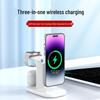 3-in-1 Wireless Charger: Magnetic Stand & 25W Fast Charging for Apple