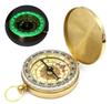 Compass New Outdoor Camping Hiking Portable Pocket Brass Gold Color Copper Compass Navigation with Noctilucence Display