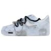 Air Force 1 Slip Resistant, Impact Resistant, Abrasion Resistant Low Top Skateboard Shoes Men's White Gray CW2288-111(Team41-)