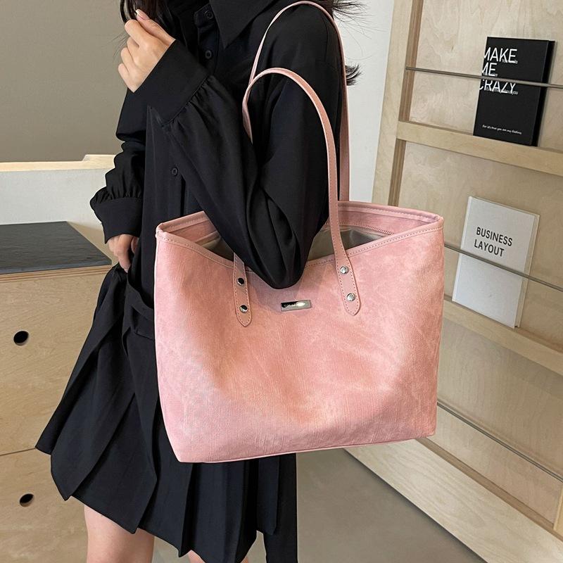Fashion large-capacity tote bag Fashion commuter bag Women's summer 2025 new versatile shoulder tote bag