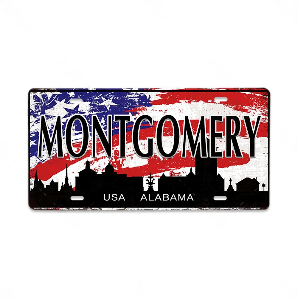 

Vintage Country Metal Signs Posters Licenses Plate Decor for Living Room Colorado Lansing Nevada Ohio Washington Plaque 15x30cm