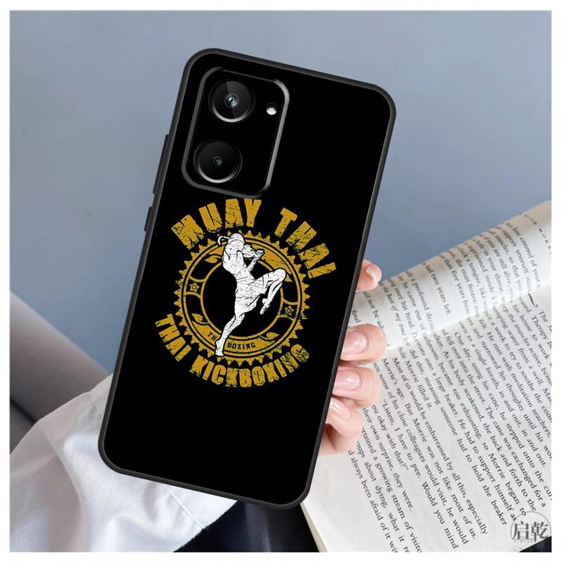 

Muay Thai Fight Boxing For Realme GT7 Pro GT6 C67 C65 C63 C61 C55 C53 C51 C35 C71 C75 11 12 13 14 15 Pro Plus Case Realme C35