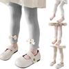 Solid Color Girls Leggings Infants Baby Bottoming Pants 2025 Summer Daughter Child Nine Point Bottoms Kids Tights