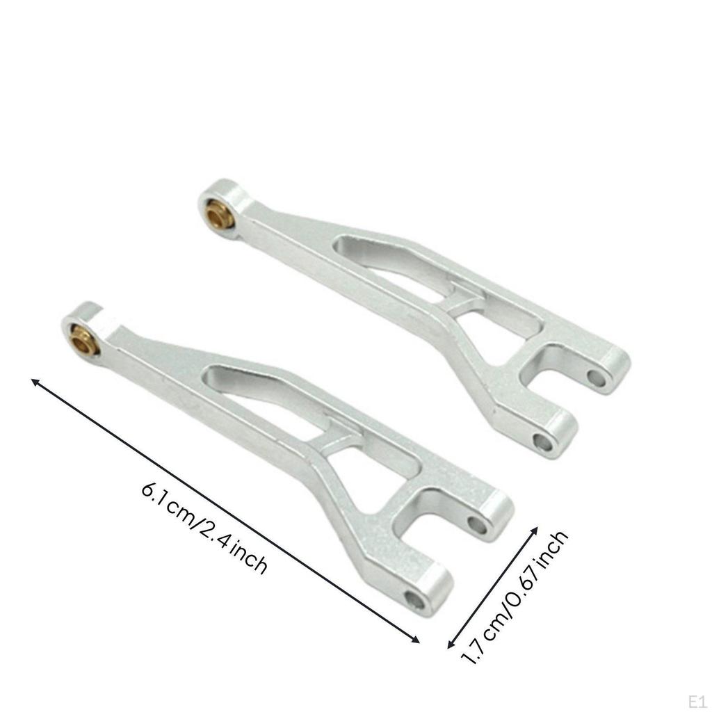 2 Pieces RC Rear Upper Shock Absorber Arm Anodized Finish Upgraded