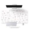 Extra Large Kawaii Desk Mouse Pad Cute Bear Cherry Print Non Slip Waterproof For Home Office Study Gaming