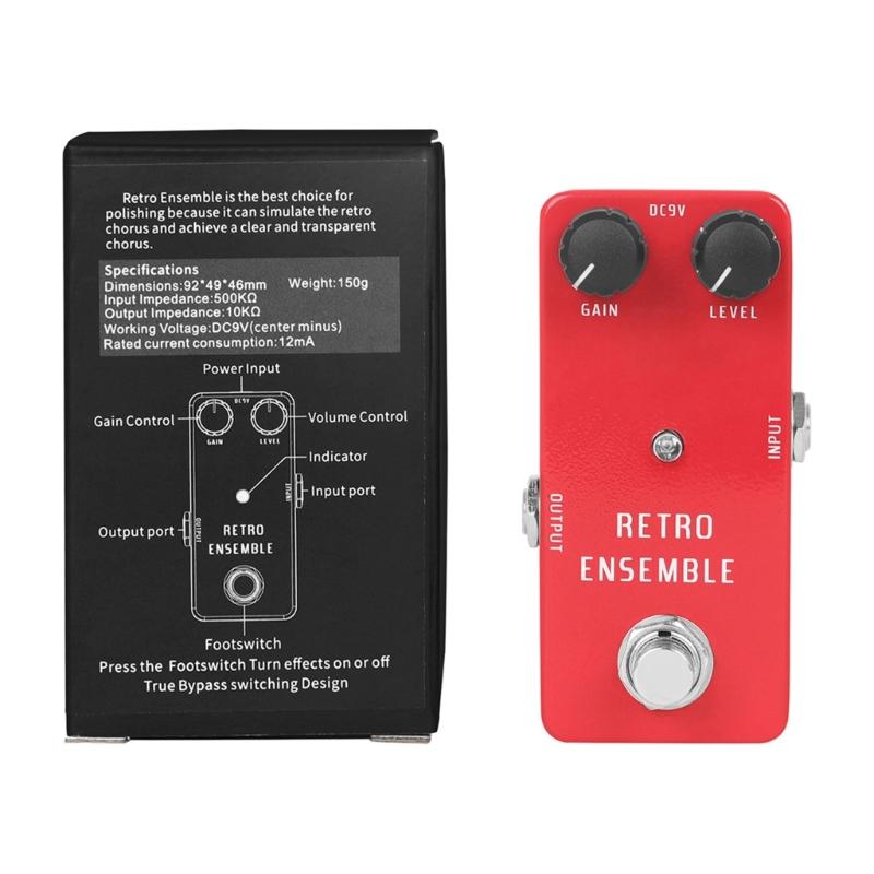 Aluminum Alloy Overdrive Effects Pedal Featuring Sound and User Friendly Interface Musical Instrument Accessories