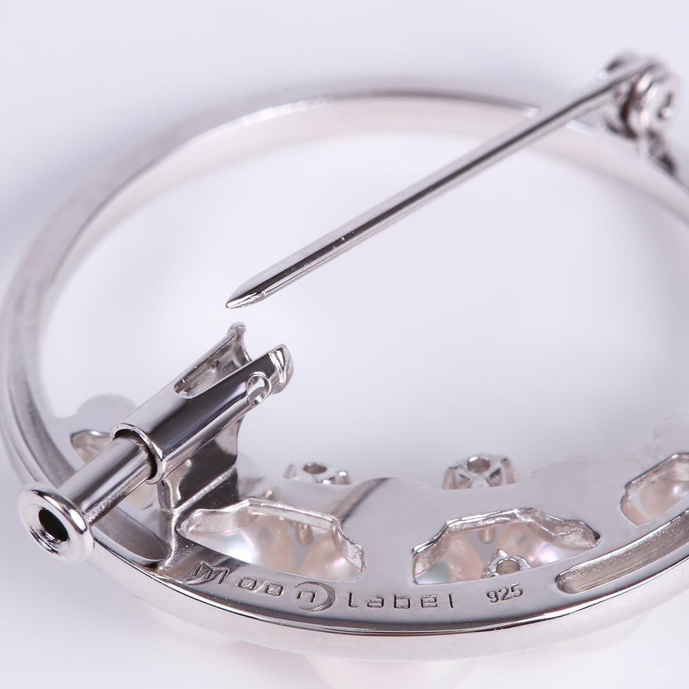 Broszka Royal Moon Broszka z perłowym kamieniem księżycowym damska [zapakowana na prezent]