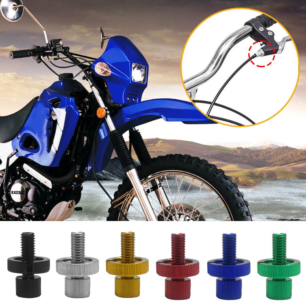 M8 Motorcycle Clutch Brake Cable Adjuster Screws Easy Installation Durable Aluminum Alloy Nut Bolt 8mm for UTV ATV Bike