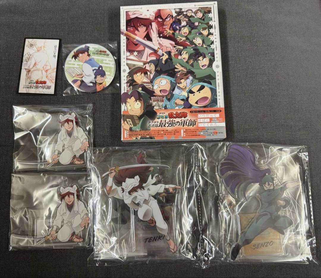 

[USED] Nintama Rantaro: The Strongest Strategist DVD Animate Bonus Acrylic Stand Can Badge
