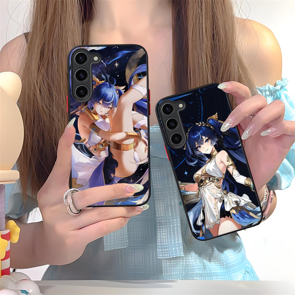 Wuthering Waves Luno Silicone Mobile Phone Case for Samsung Galaxy S26 S25 S24 S23 S22 S21 Plus FE Ultra Colorful Cover