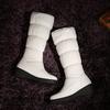 Women's Snow Boots Are a Must In Winter. Warm and Comfortable Plush Casual Low-heeled Mid-tube Boots