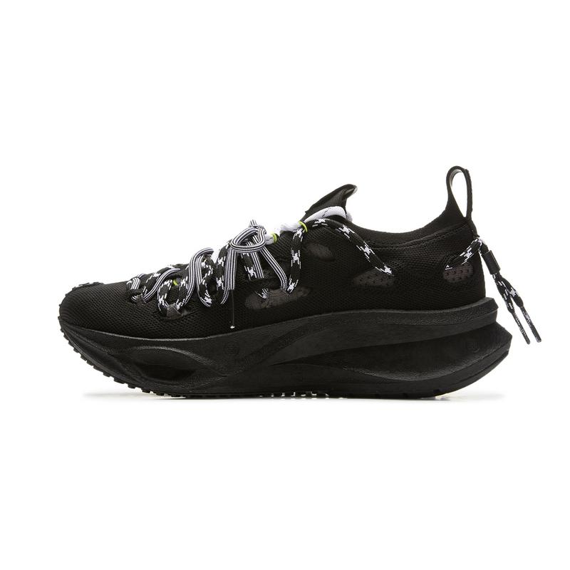 Li Ning Feidian Trail Fashionable Durable Breathable Low-Top Casual Shoes Unisex Casual Shoes Black AZGV047-9