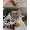 IELGY women's ballet style love handbag, bow sweet and cute shoulder messenger bag