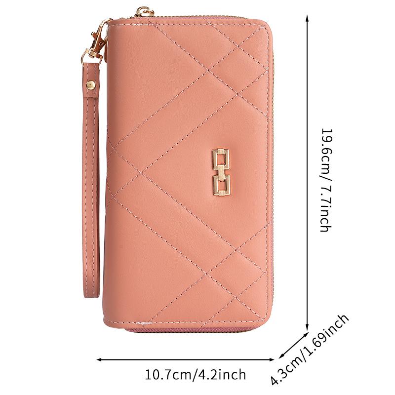 ladies purse clutch bag fashion fresh large-capacity female purse explosions cross-border mobile phone coin purse rhombus.