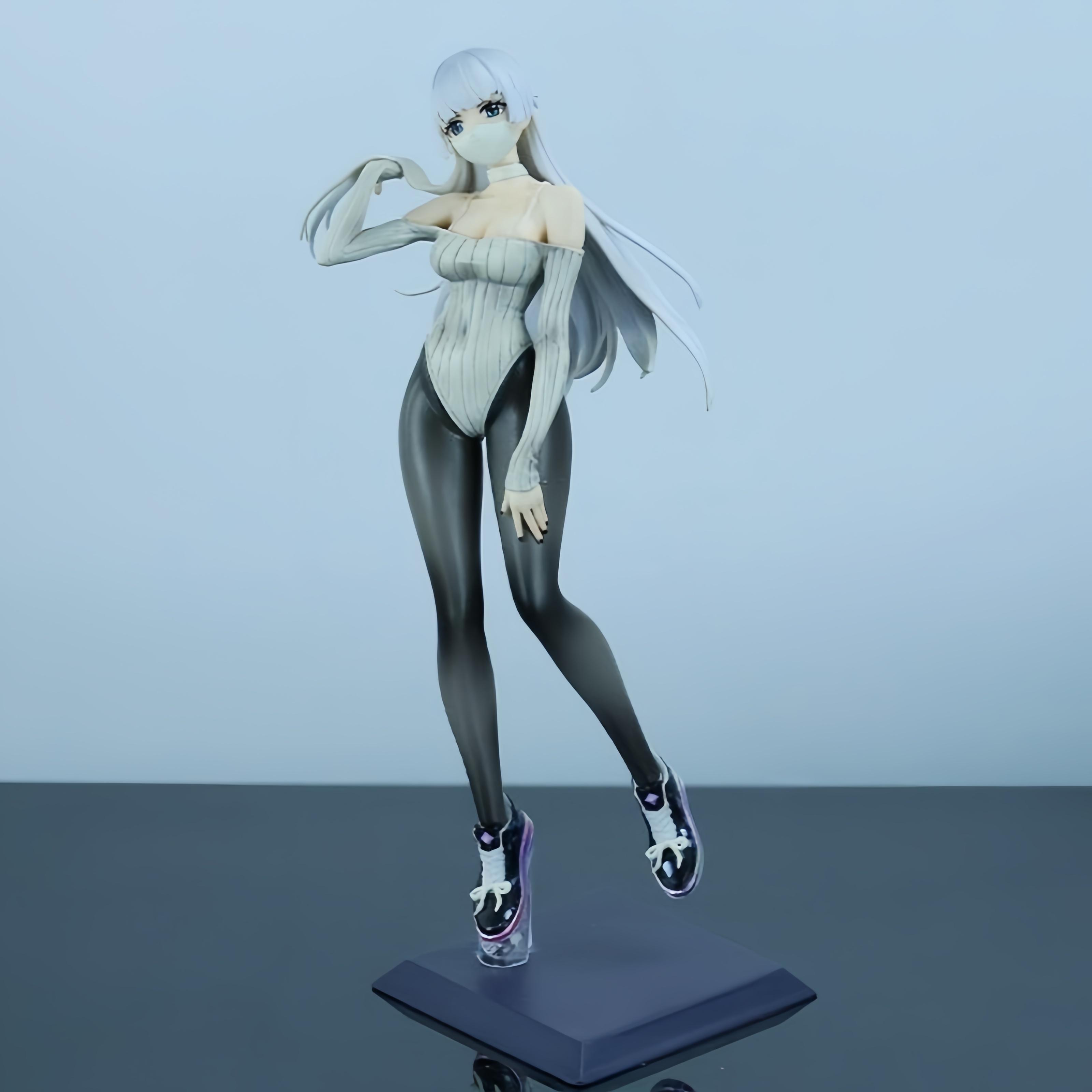 

Anime Artwork Ivy High Slit Sports Shoes Collectible Girl Action Figure Model Toy