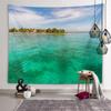 Nature Beach Scenery Art Tapestry Turtle Tapestry Wall Hanging Decor Backdrop Cloth Living Room Bedroom Home Decor Tapestries