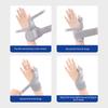 1 Stück feste Fingerlinge Handgelenkbandage mit Aluminiumplatten-Stütze für Daumenverstauchung Bruch Fingerorthese Kompression