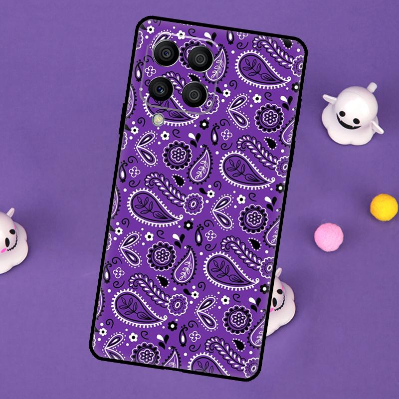 Bandana Paisley Pattern Art Cover For Samsung Galaxy M20 M30s M33 M13 M23 M53 M15 M55 M31 M51 M14 M34 M54 M32 M52 Case Samsung M22