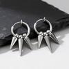 Classic Stainless Steel Rivet Clip Earring for Men Women,Anti Allergy Non-pierced Huggies Earrings,Rock Punk Jewelry Gift