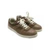 Salvatore Ferragamo Two Toned Sneakers In Brown Suede Brown