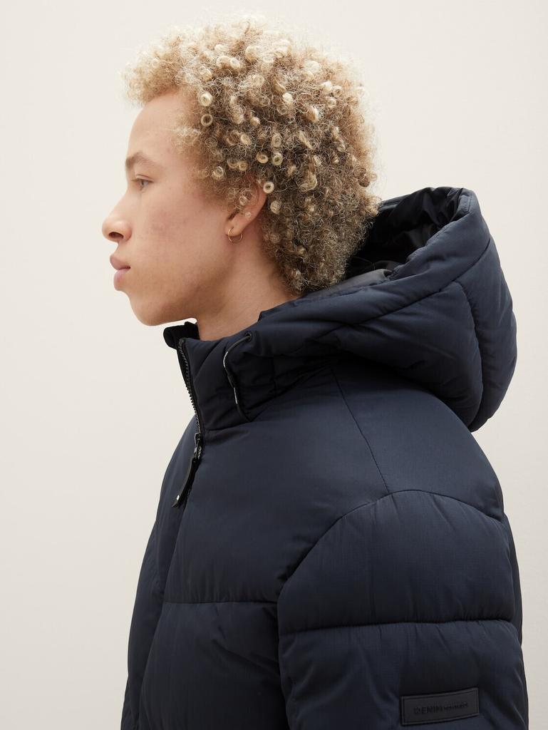 Winter Jacket Tom Tailor Denim Puffer Jacket With Recycled Polyester (1037386) Sky Captain Blue