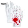 Reusable Party Props for Halloween Horror Gloves, Creepy Red Hand Cosplay Prop Party, Festive Atmosphere Decorations Spooky Costume Accessory Haunted