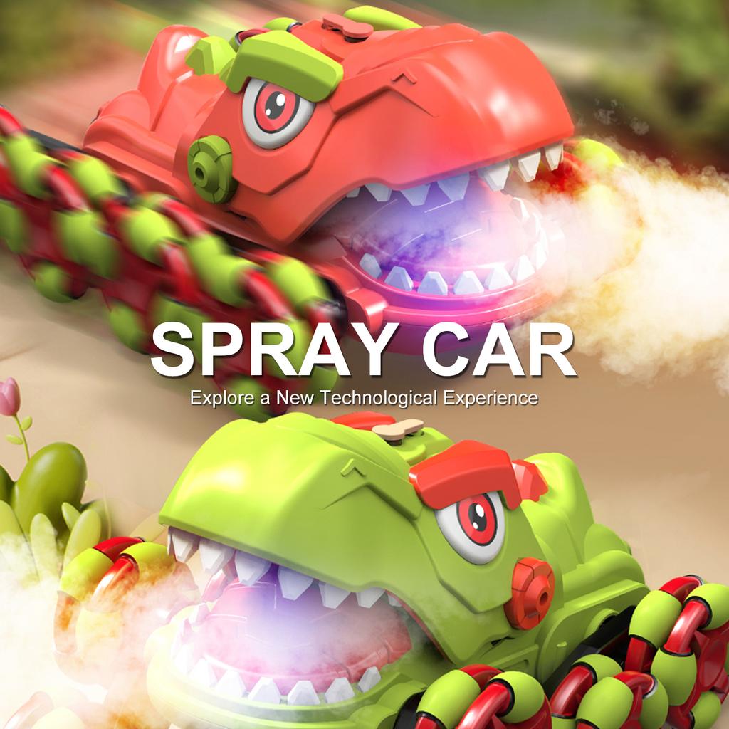 Remote Control Stunt Car, 2.4Ghz 360 Degrees  Rotating Electric Car Toys with Lights, Sound and Spray