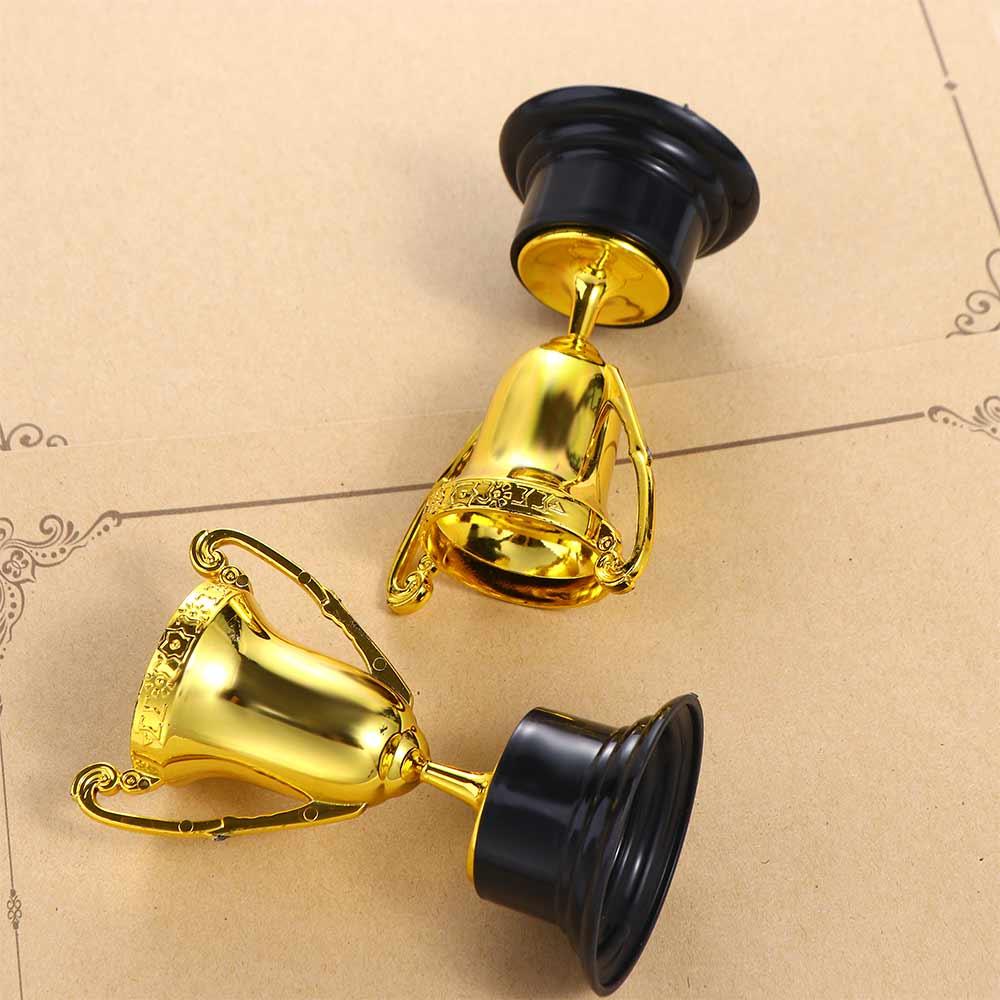5Pcs Mini Trophy Plastic Reward Trophy Small Cup Children Reward Prizes Kids Prize Cups  Party Favor