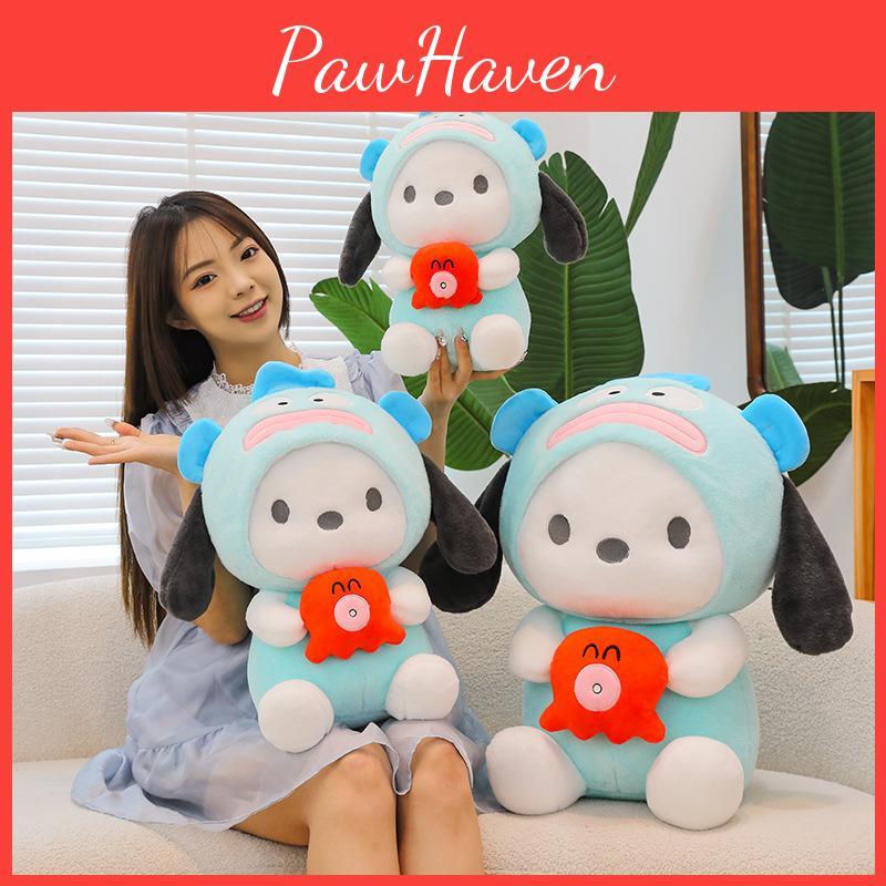 Dog Soft Pacha Plush Toy Cotton Filling Birthday Gift Animal Doll Cartoon