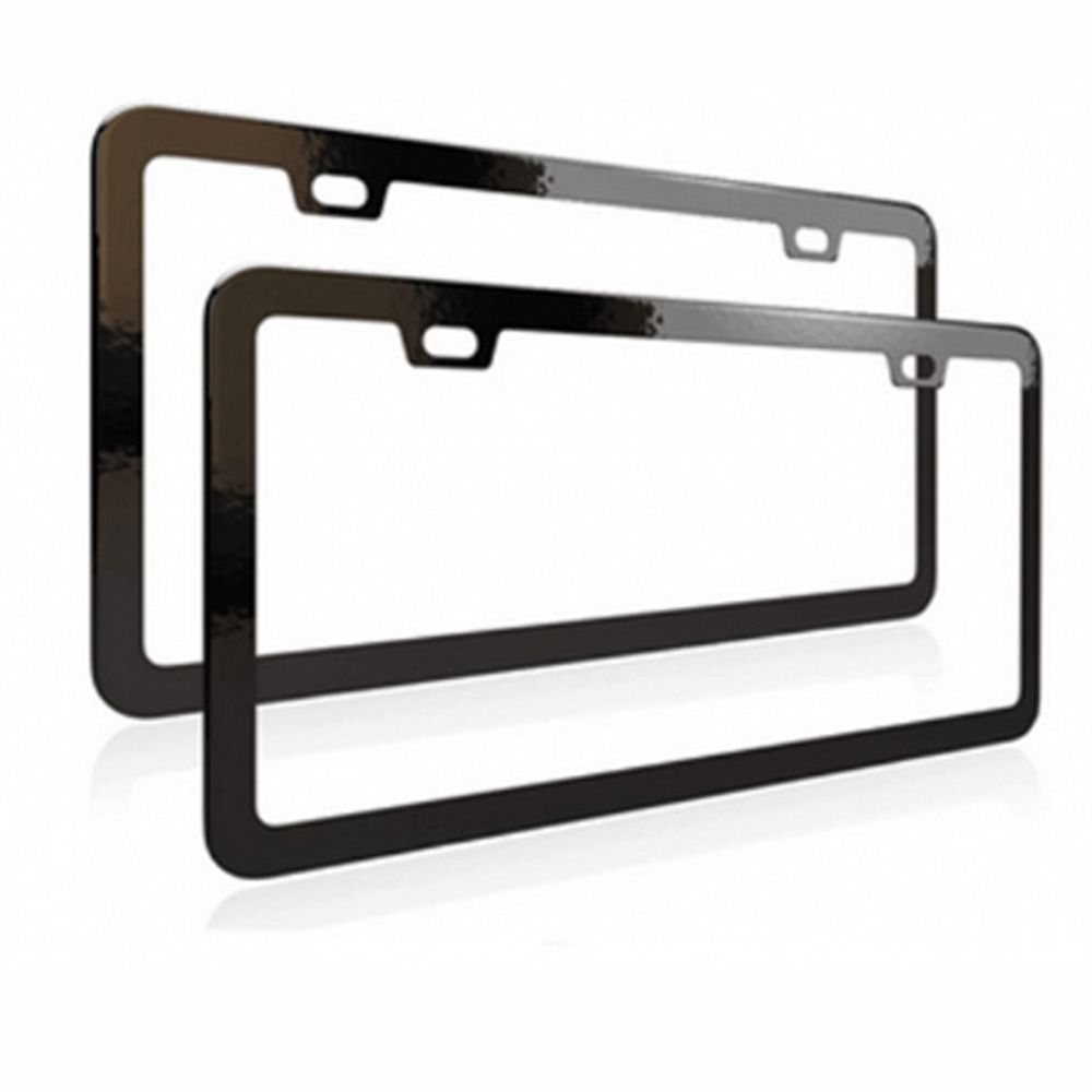 2Pcs Universal License Plate Cover Rustproof Truck License Plate  Vehicles Exterior Decoration