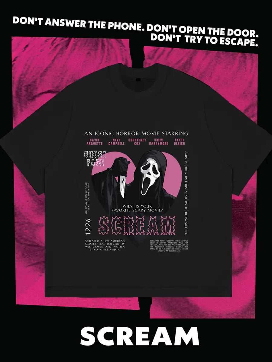 The Scream Y2K drain T-shirt L
