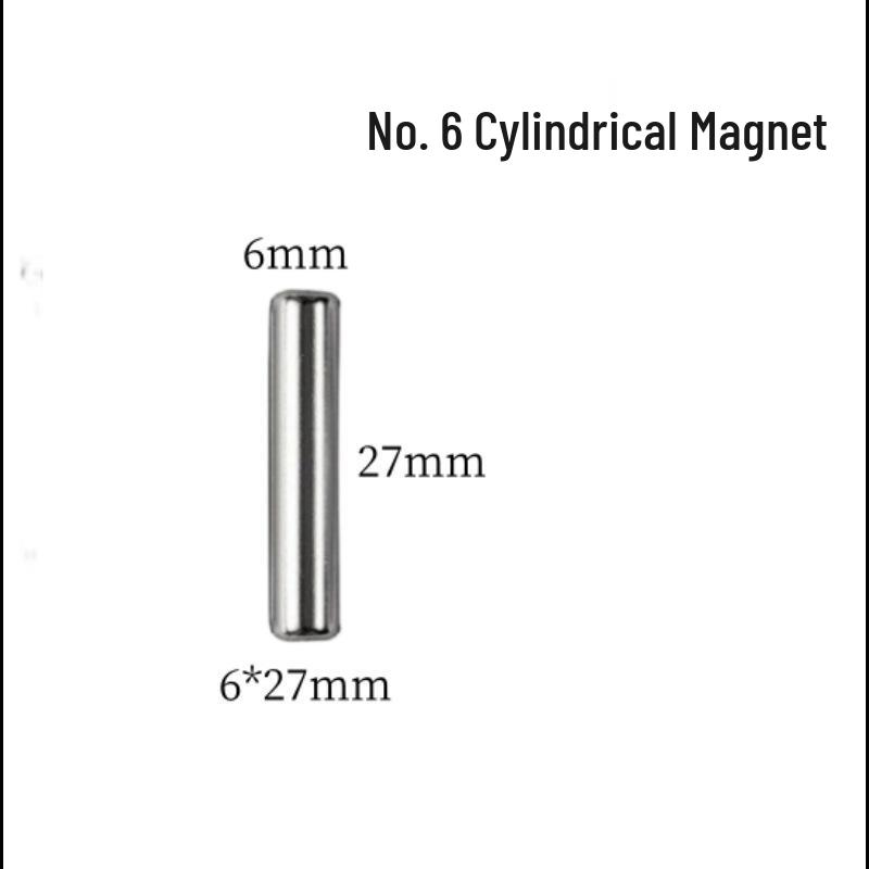 Magnete Triplo Occhio di Gatto: Strumento Magnetico per Unghie Cilindrico, Forte e Grande