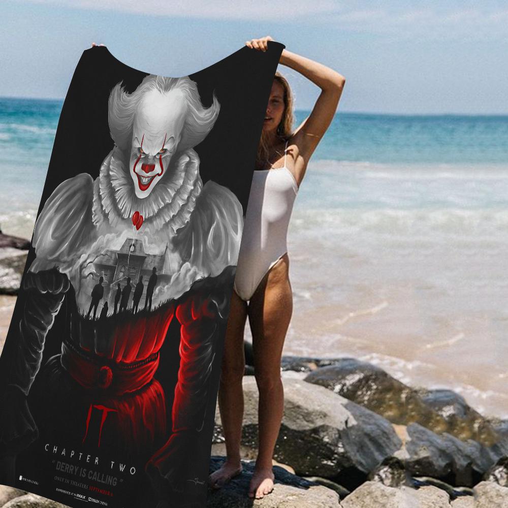 It It Chapter One Horror Movie Beach Towel For Kids Personalized Bath Towel Pool Towel Vacation Gift Picnic Towel Party Gift