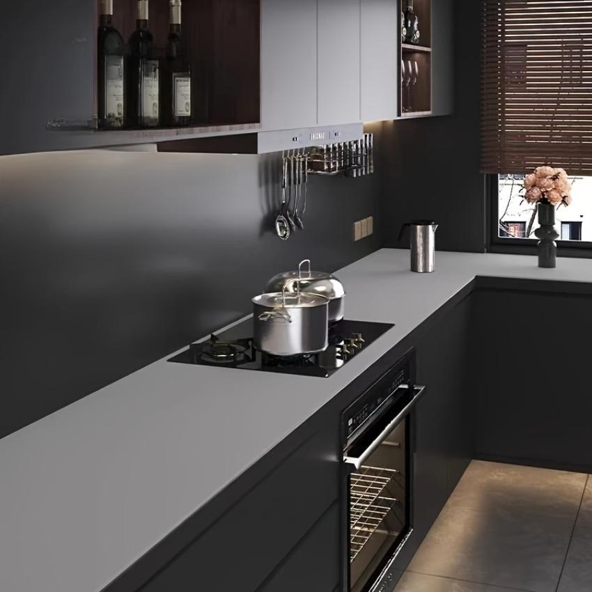 Frosted Wallpaper Waterproof Peel & Stick Stickers Self-Adhesive Contact Paper for Kitchen Stove Cupboard Wardrobe Home Decor