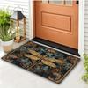 American Dragonfly Pattern Carpet, Easy-To-Maintain Floor Mat, Suitable For Corridor/Bathroom Carpets And Home Decoration