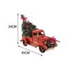Christmas Retro Truck Décor with Christmas Tree, Farmhouse Pickup Truck for