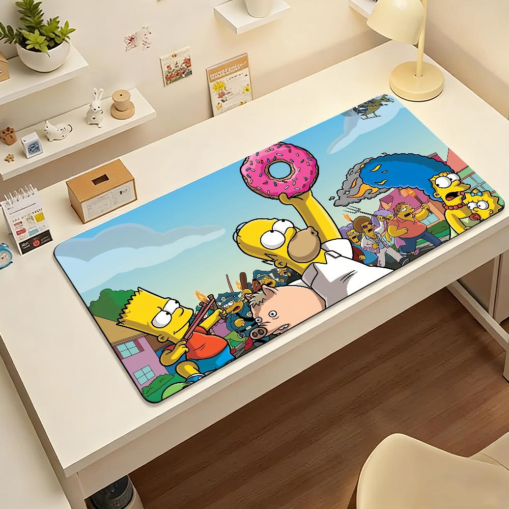 Cartoon The S-Simpsons-S Mouse Pad Computer Laptop Rubber Non-slip Mouse Mat Mousepad Gamers Decoracion Desk Mat