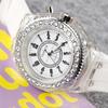 Ladies Classic Watch LED Light Digital Watch Couple Watch Silicone Quartz Luminous Watch Jelly Color Luminous Watch