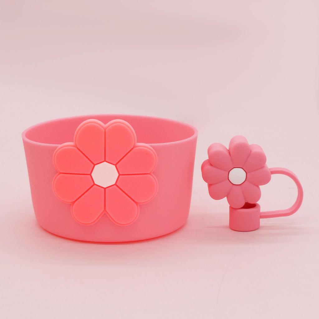 Silicone Insulated Cup Sleeve: Stanley Water Bottle Bottom Cover & Protective Sleeve