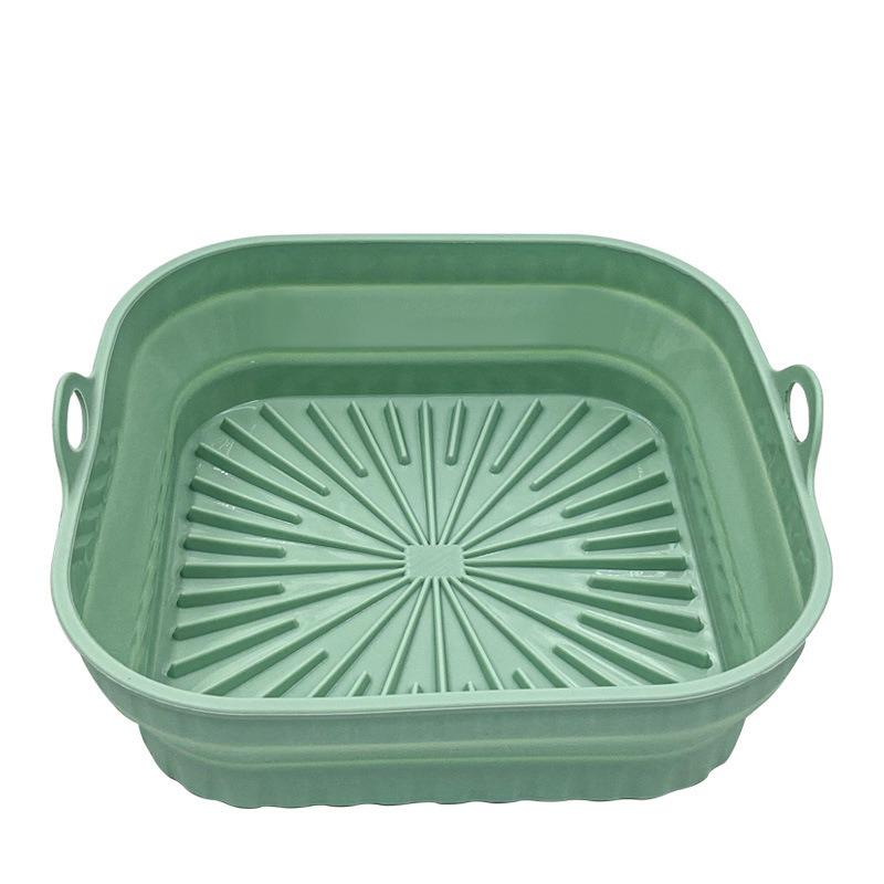Air Fryer Mat Silicone Baking Tray Multifunctional Silicone Grill Mat Resistant To High Temperatures Pizza Fried Chicken Plates
